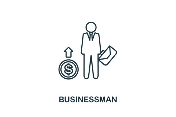 Businessman Icon: A Versatile Symbol for Modern Creators and Professionals