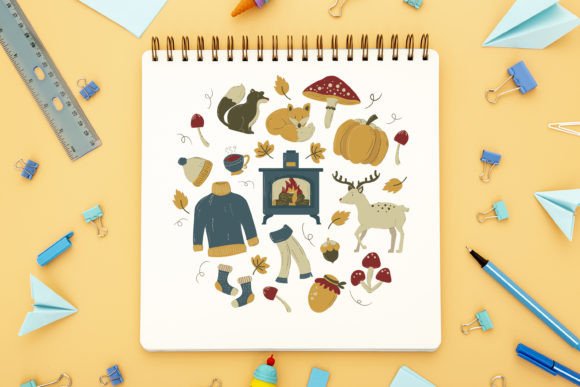 Discover the Versatile Collection Autumn Object Illustration