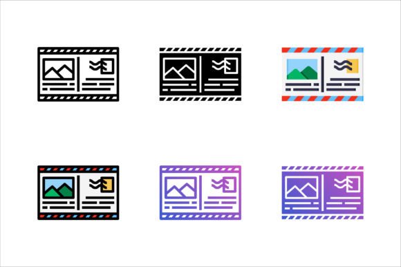 Discover the Versatility of Postcard Icon for Your Creative Projects