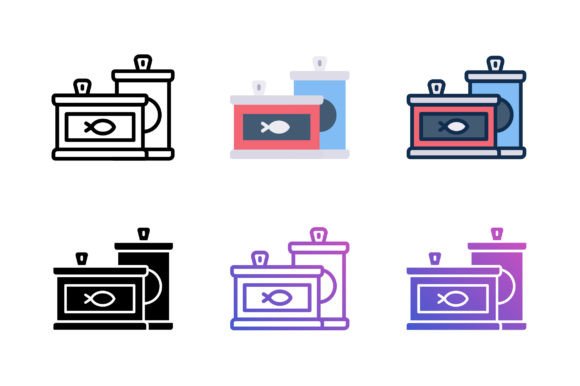 Exploring the Versatility of Canned Food Fish Icons