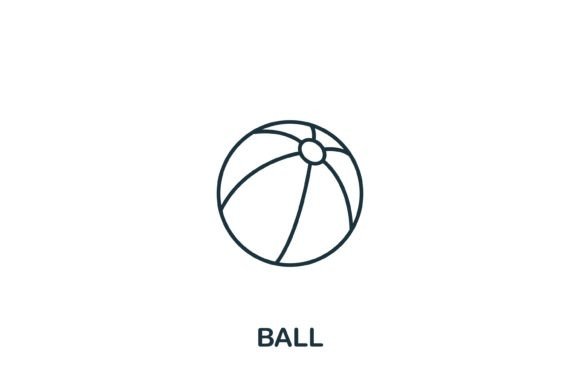 Simple and Versatile Ball Icon for Design
