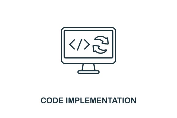 Strategic Use of Code Implementation Icon for Enhanced Visual Communication