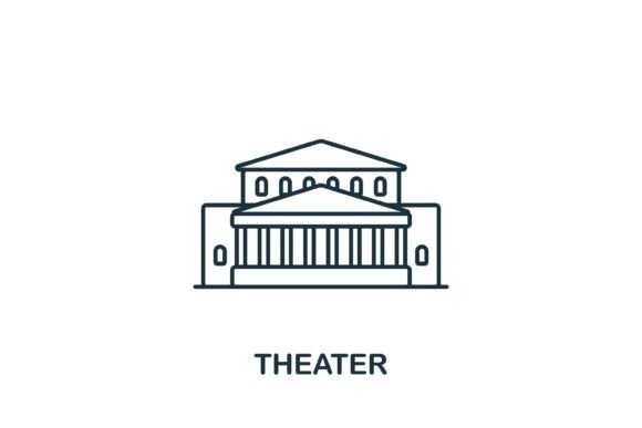 Theater Icon: A Versatile Symbol for Creative Projects